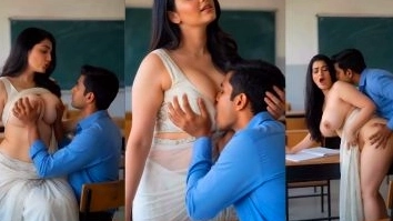 A College Guy Fucks a Big Boob Tutor