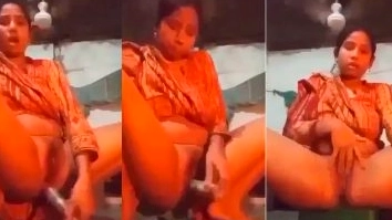 A woman had sex with a bottle camera.