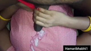 Attractive village sister&#8217;s Black XXX handsction
