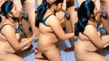 Bhabhi Gives Devar a Blowjob in the Nude