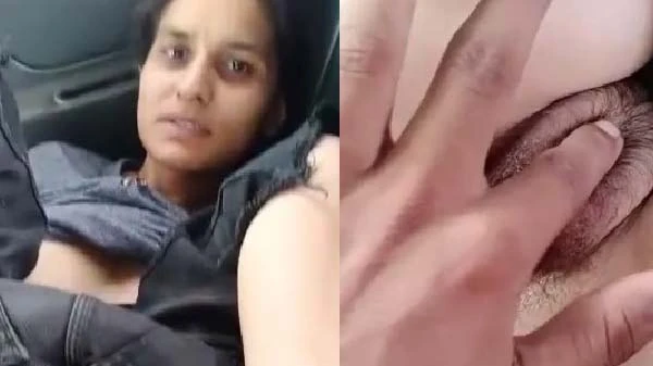 Girlfriend’s Pussy Fingered in Hindibf Video