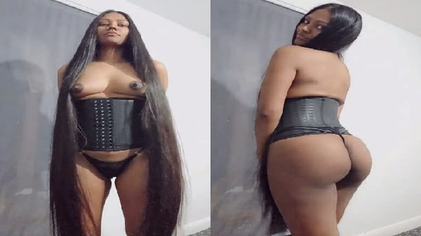 Slender breasts long hair XNXXX teasing