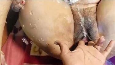 Wet Pussy Squirts from Fingering in Russian Porn