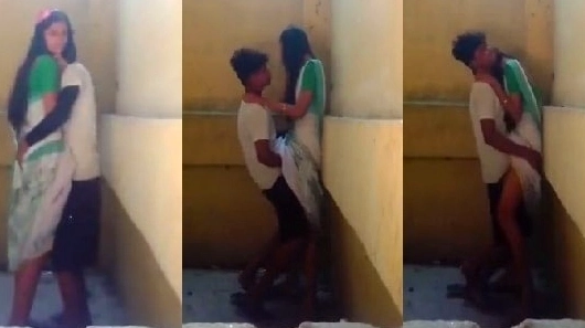 Young lovers’ intimate moments Brother and Sister XXX video.
